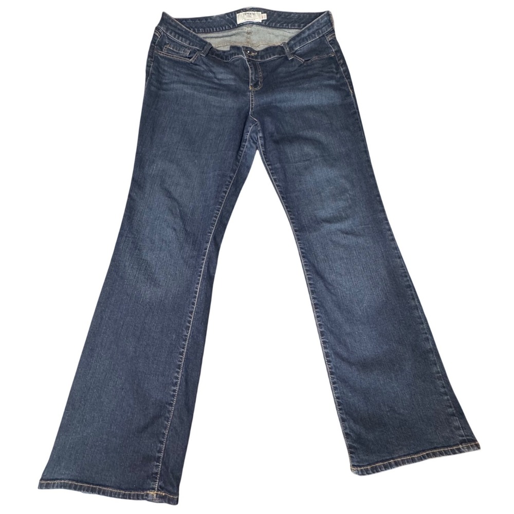 Torrid‎ Denim Jeans Womens 18T Bootcut Stretch Dark Wash Boho Western Tall 989